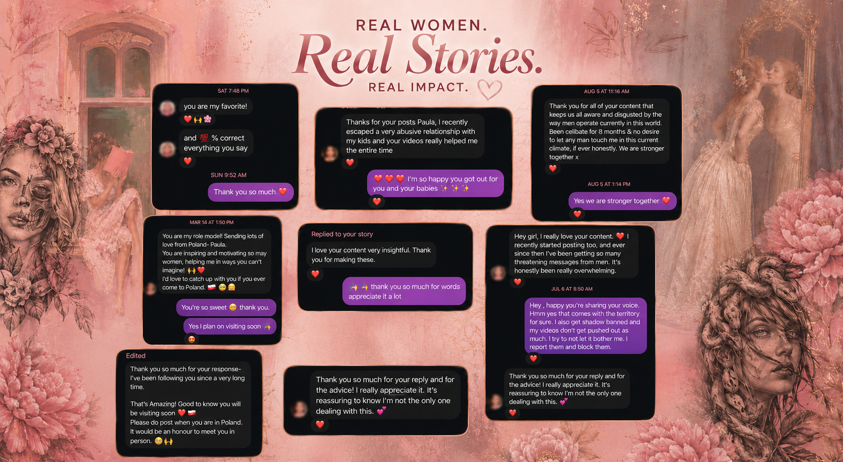 Real women, real stories — testimonials from the The Paula Pattern community